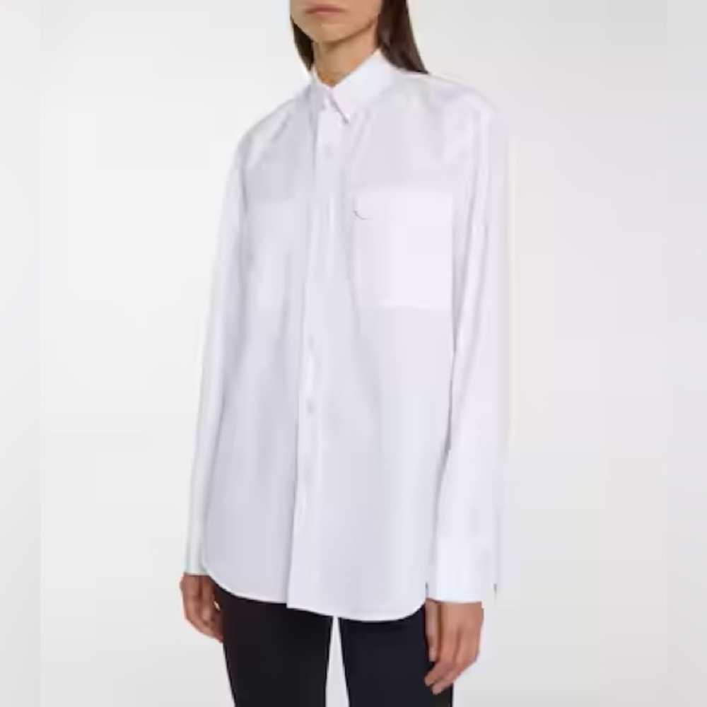 Wardrobe NYC white button up shirt (Small)